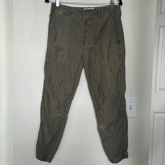Citizens Of Humanity Women’s Agni Utility Trousers Mid Rise Cropped Relaxed 27 - Picture 3 of 10